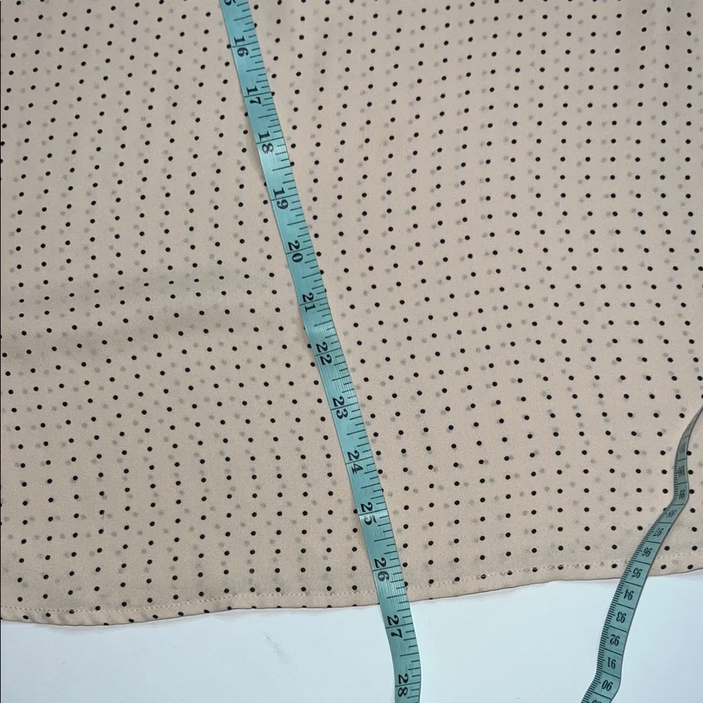 LOFT Black and Cream Polka Dot Lace Top - Picture 8 of 8